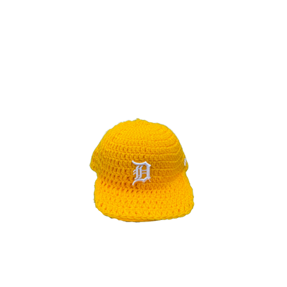 yELLOW “dETROIT” fITTED cAP